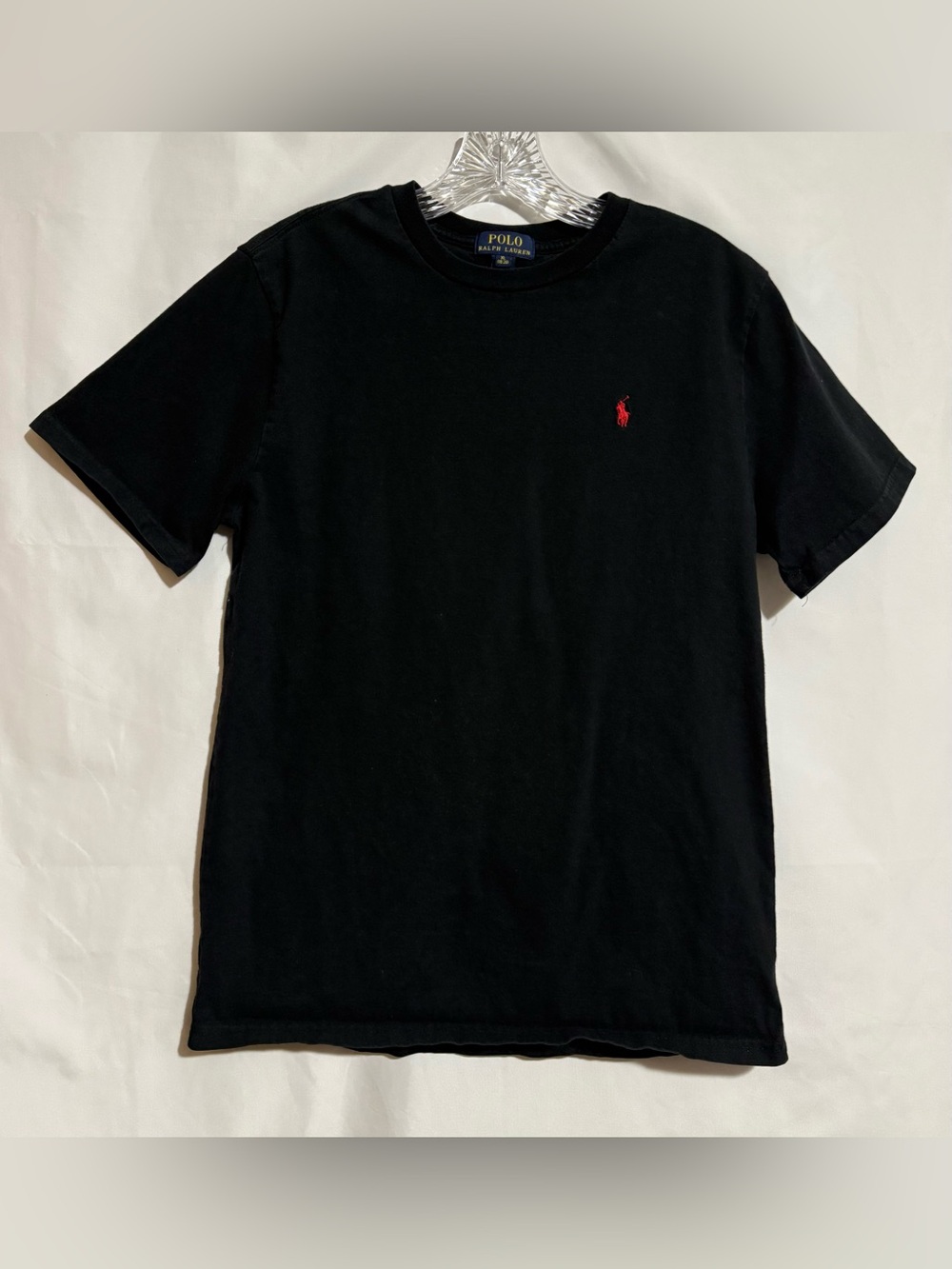 Polo Ralph Lauren Men's XL Black Embroidered Pony Crew Neck Tee